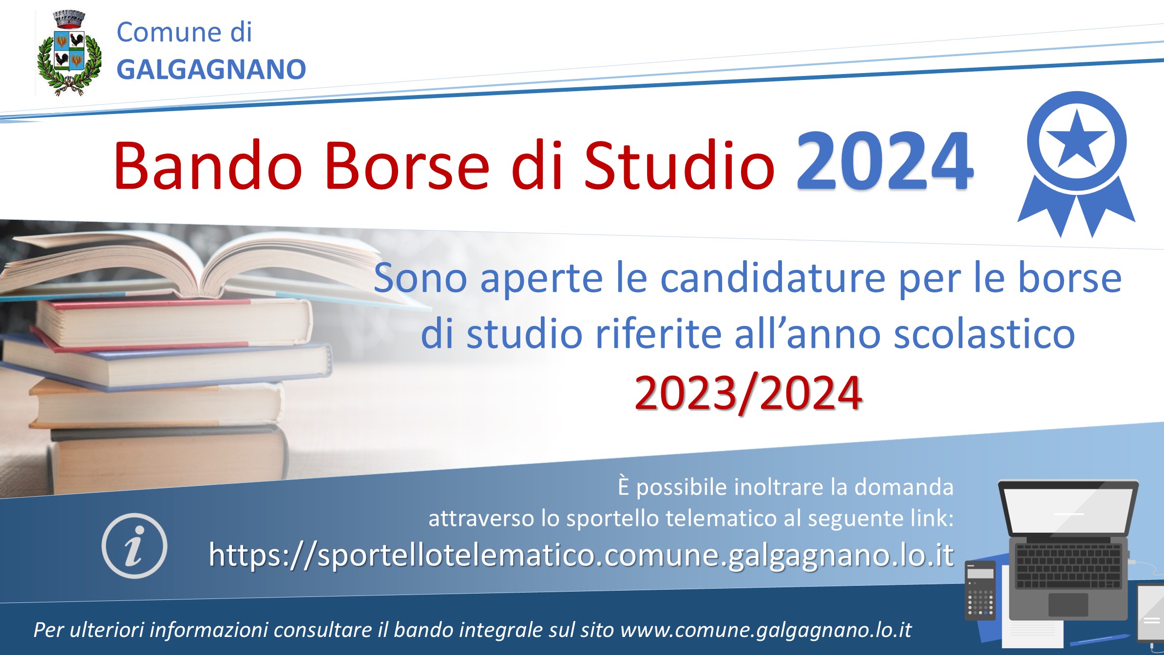 Bando borse di studio 2024