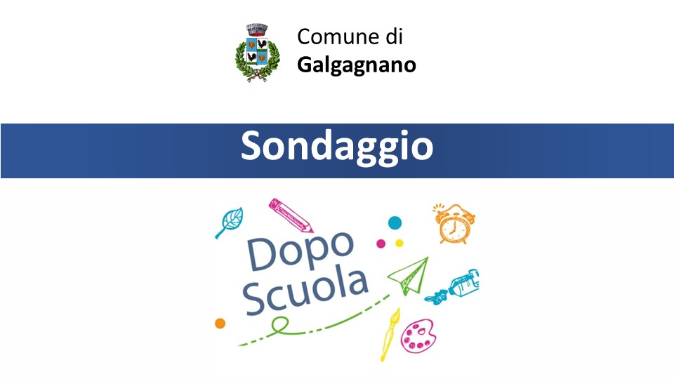 Partecipa al sondaggio "dopo scuola"